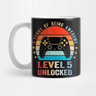 Level 5 Video 5th Birthday Mug